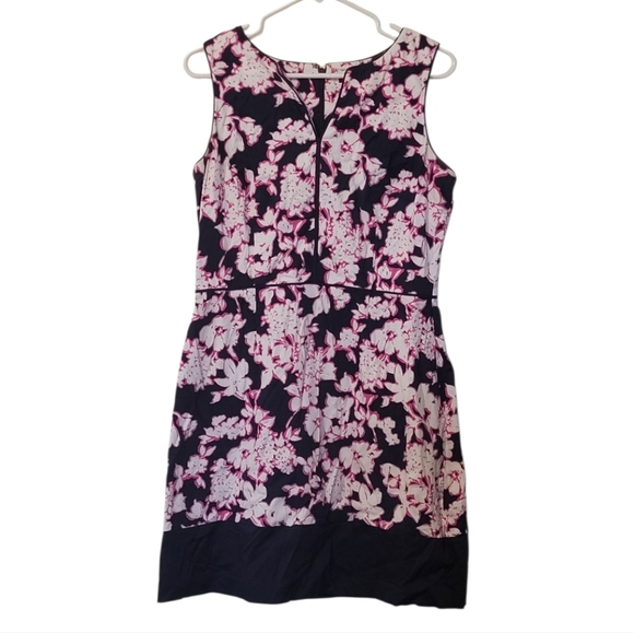 Tommy Hilfiger Pink Sheath Mini Dress Sleeveless Crew Neck - Picture 1 of 8